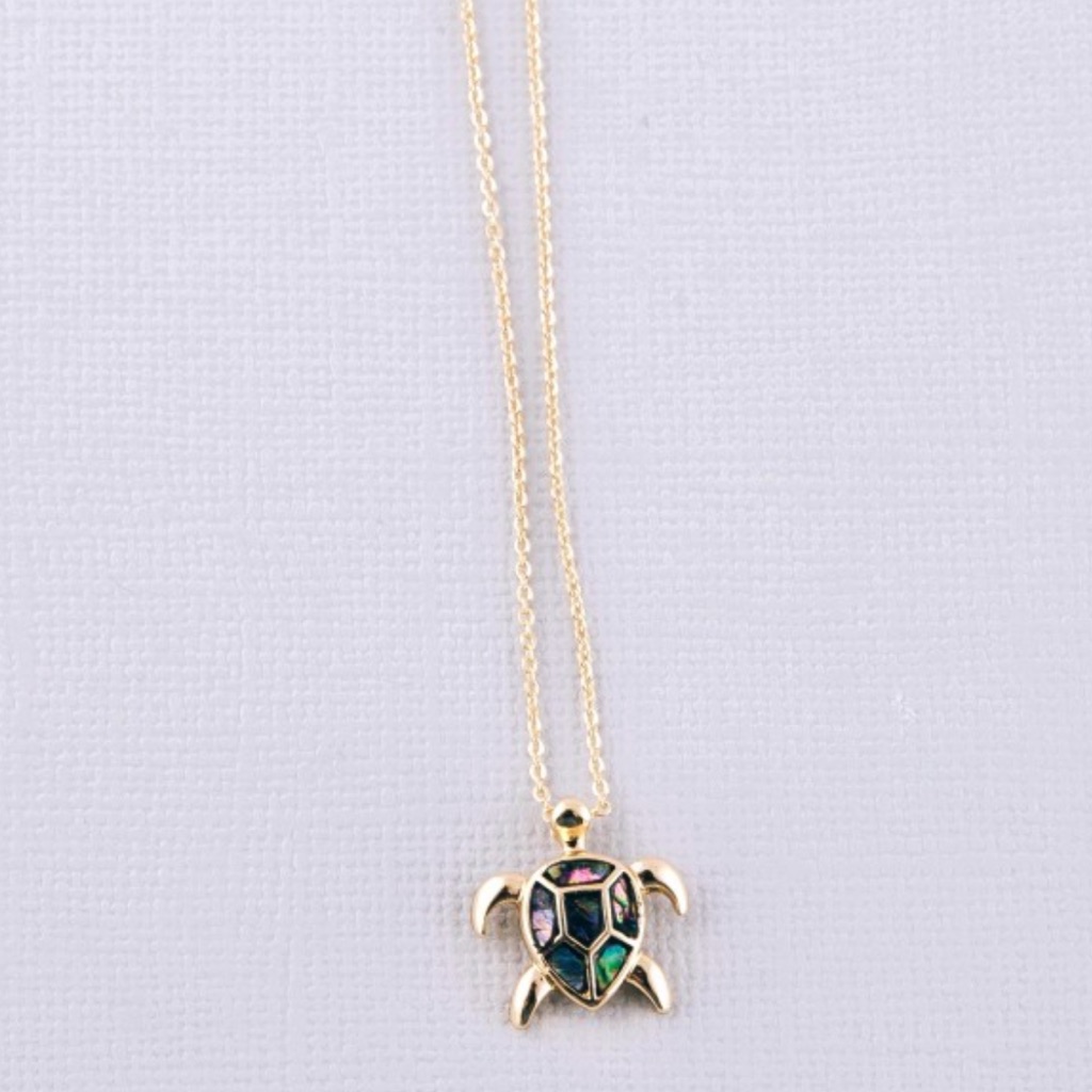 Genuine Abalone Sea Turtle Pendant Necklaces 5$